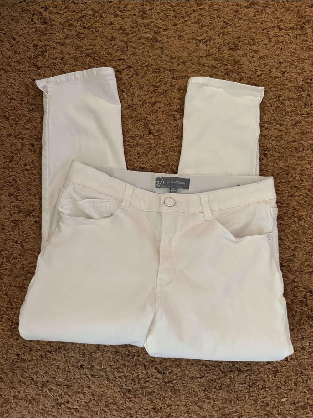 Wit & Wisdom White Skinny Jeans